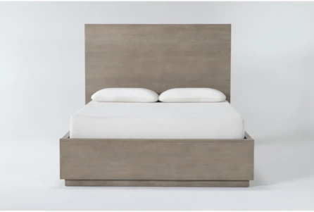 Pierce Natural California King Wood Panel Bed - Main