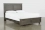 Marco Charcoal California King Wood Panel Bed - Signature