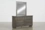 Marco Charcoal 6-Drawer Dresser/Mirror - Signature