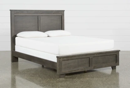 Marco Charcoal King Panel Bed
