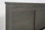 Marco Charcoal Queen Wood Panel Bed - Detail