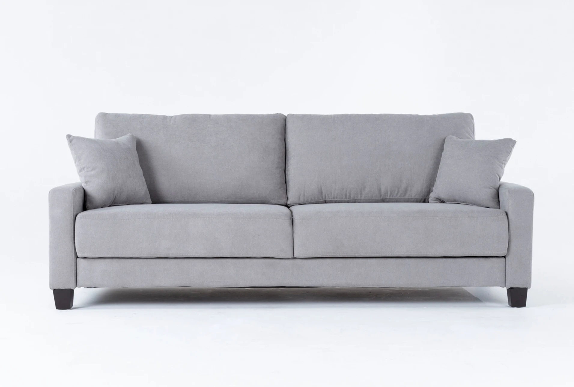 Pascal Grey 91 Queen Convertible Sofa, Grey Sofa Bed Queen