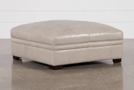 Greer Stone Large Cocktail Ottoman