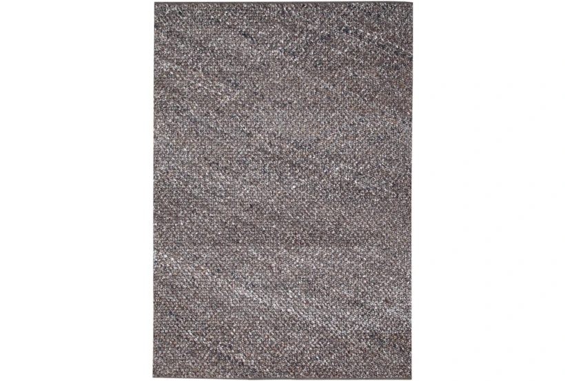 5'x8' Rug-Woven Knit Wool Taupe/Mocha - 360