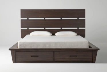 Teagan California King Panel Bed With Storage