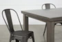 Ashford II 66" Kitchen Dining With Delta Bronze Chair Set For 4 - Detail