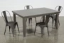 Ashford II 66" Kitchen Dining With Delta Bronze Chair Set For 4 - Top