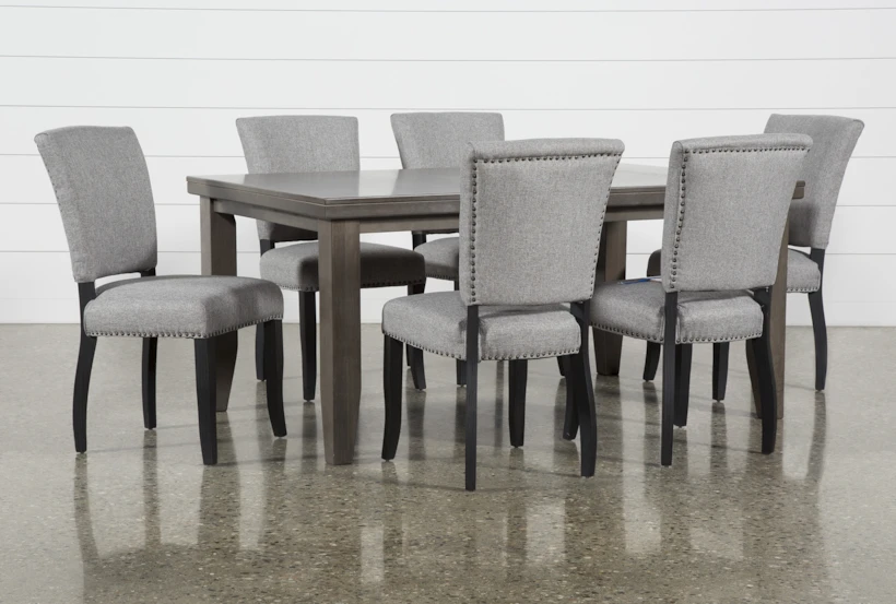 Ashford II 66" Kitchen Dining With Kuna Chair Set For 6 - 360