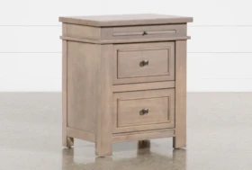 Coleman 29" 2-Drawer Nightstand With USB