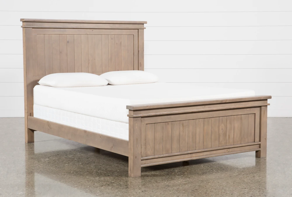 Coleman King Wood Panel Bed