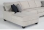 Harper Foam II Modular Microfiber 3 Piece 157" Sectional With Left Arm Facing Chaise - Detail