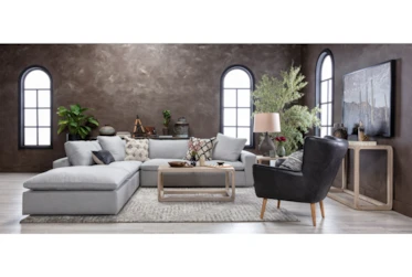 Utopia Modular 3 Piece 123" Sectional With Left Arm Facing Bumper Chaise