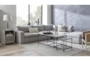 Utopia Modular 3 Piece Grey 123" Sectional With Left Arm Facing Bumper Chaise - Room