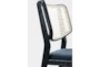 Cane Dining Chair W Black Velvet Seat  - Detail