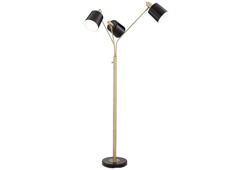 Floor Lamp-Black + Bronze 3 Tier  - 360