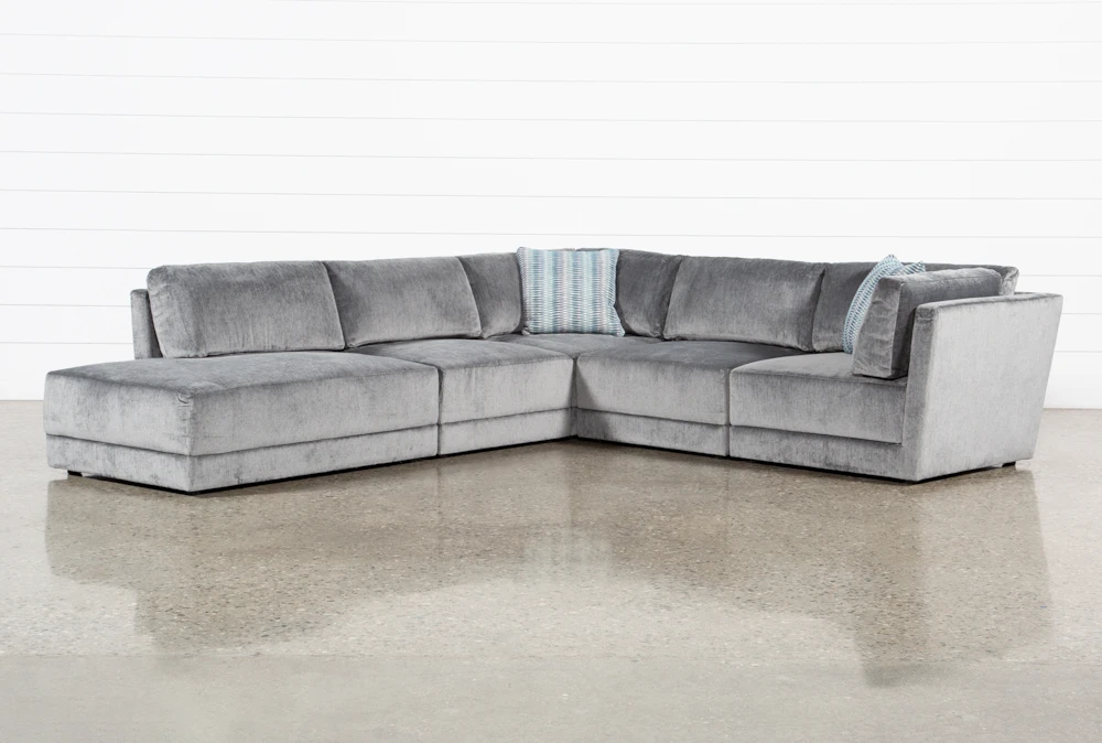 Retreat 5 Piece 114" Sectional With Left Facing Bumper Chaise