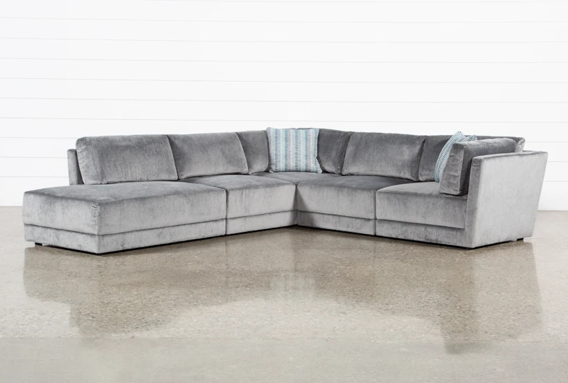 Retreat 5 Piece 114" Sectional With Left Facing Bumper Chaise - 360