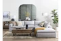Utopia Modular 2 Piece Grey 122" Sectional With Right Arm Facing Chaise - Room