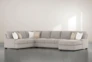 Harper Down II 3 Piece 157" Sectional With Right Arm Facing Chaise - Signature