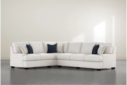 Harper Foam II 2 Piece 125" Sectional With Right Arm Facing Sofa