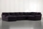Prestige Foam Black 3 Piece Sectional With Left Arm Facing Chaise - Signature
