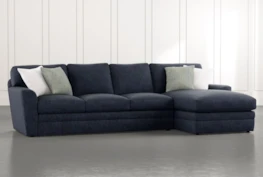 Prestige Foam 2 Piece 126" Sectional With Right Arm Facing Chaise