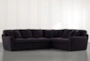Prestige Foam Black 2 Piece Sectional With Left Arm Facing Sofa - Signature
