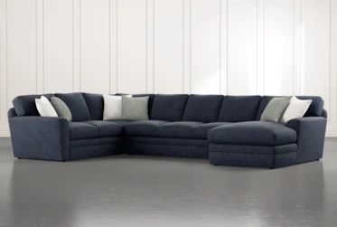 Prestige Foam 3 Piece 159" Sectional With Right Arm Facing Chaise