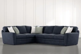 Prestige Foam 2 Piece 129" Sectional With Right Arm Facing Sofa