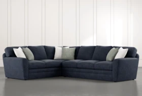 Prestige Foam II 2 Piece 129" Sectional With Right Arm Facing Sofa