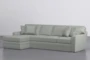 Prestige Down Mint 2 Piece 126" Sectional With Left Arm Facing Chaise - Side