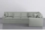 Prestige Down Mint 2 Piece 129" Sectional With Left Arm Facing Sofa - Signature