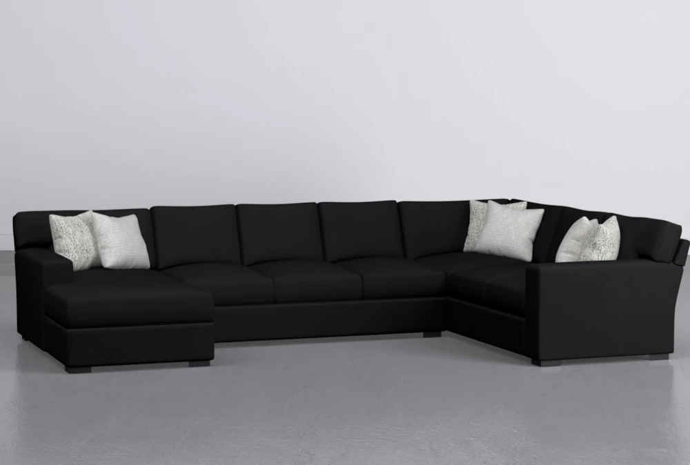 Mercer Down IV 3 Piece 161" Sectional With Left Arm Facing Chaise