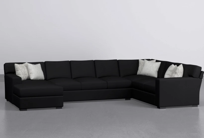 Mercer Down IV 3 Piece 161" Sectional With Left Arm Facing Chaise - 360