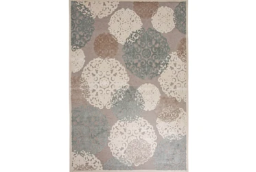 5'x7'5" Rug-Teal & Taupe Caspian Bubble