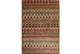 8'x10' Rug-Brown & Red Anaya Pattern 