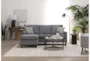 Stark 80" Sofa With Reversible Chaise - Room