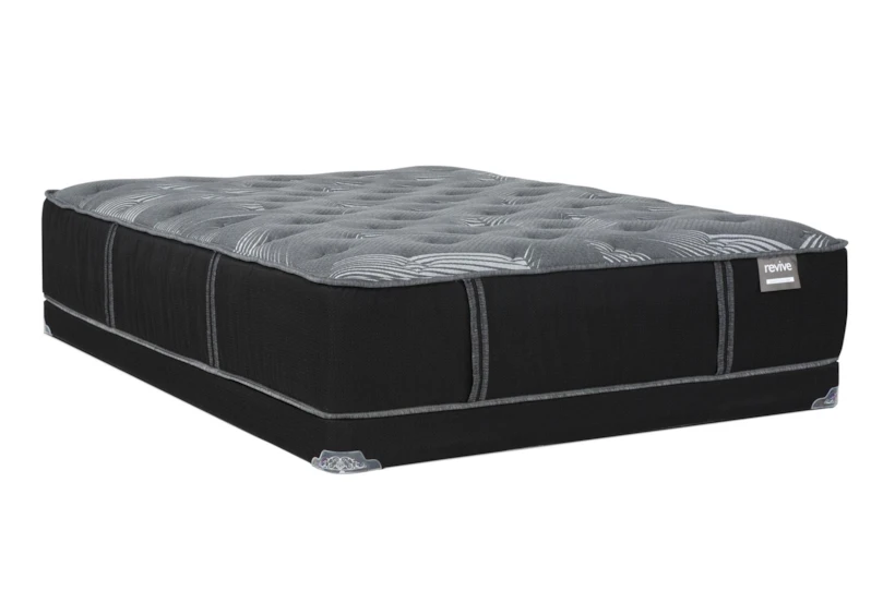 Revive Granite Extra Firm Queen Mattress W/Low Profile Foundation - 360