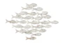 26 Inch Swimming Fish Wall Art - Back