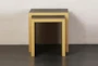 Brown + Gold Nesting Accent Table Set Of 2 - Feature
