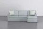 Aspen Tranquil Foam Modular 2 Piece 105" Sectional With Right Arm Facing Chaise - Front