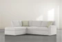 Aspen Sterling Foam Modular 2 Piece 108" Sectional With Left Arm Facing Armless Chaise - Side