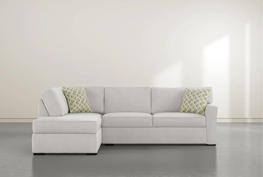 Aspen Sterling Foam Modular 2 Piece 108" Sectional With Left Arm Facing Armless Chaise