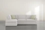 Aspen Sterling Foam Modular 2 Piece 108" Sectional With Left Arm Facing Armless Chaise - Signature