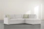 Aspen Sterling Foam Modular 2 Piece 108" Sectional With Right Arm Facing Armless Chaise - Side