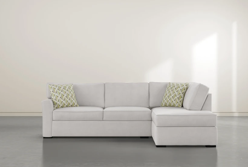 Aspen Sterling Foam Modular 2 Piece 108" Sectional With Right Arm Facing Armless Chaise - 360