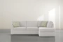 Aspen Sterling Foam Modular 2 Piece 108" Sectional With Right Arm Facing Armless Chaise - Signature