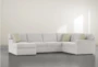 Aspen Sterling Foam Modular 3 Piece 134" Sectional With Left Arm Facing Chaise - Side