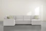 Aspen Sterling Foam 3 Piece 134" Sectional With Right Arm Facing Chaise - Signature