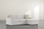 Aspen Sterling Foam 93" Sofa With Reversible Chaise - Side